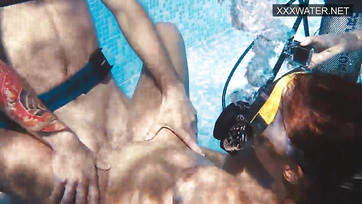 A víz alatt kívánt kamatyolni velem a bula úgyhogy én beraktam a puncusába Thumb